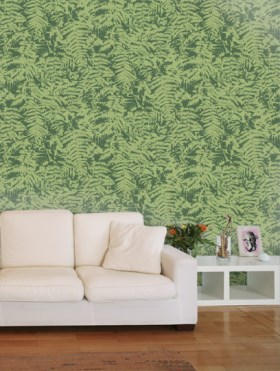 Little Greene Wallpaper - Fern design - Wow Wallpaper Hanging
