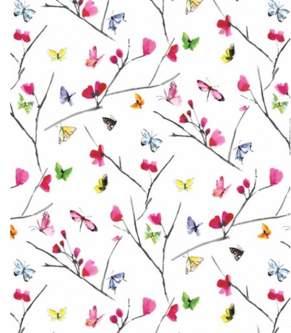 Butterfly Wallpaper - Delicate & Pretty - Wow Wallpaper Hanging