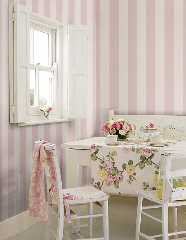 Pink Wallpaper - Always Pretty In Pink - Wow Wallpaper Hanging