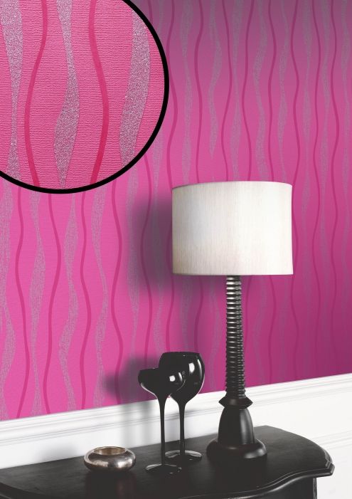 Pink Wallpaper - Always Pretty In Pink - Wow Wallpaper Hanging